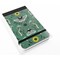 Silvine Pocket Modern Prints Notebook, 127x82mm, Ruled, 160 Pages, Green