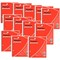 Silvine Student Wirebound Notebook, 229x178mm, Ruled, 120 Pages, Red, Pack of 12