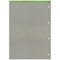 Silvine Recycled Refill Pad, A4, Ruled with Margin, 160 Pages, Green, Pack of 6