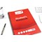 Silvine Student Wirebound Notebook, A4, Ruled, 120 Pages, Red, Pack of 12