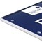 Silvine Headbound Refill Pad, A4, 5mm Squares, 160 Pages, Blue, Pack of 6
