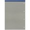 Silvine Headbound Refill Pad, A4, 5mm Squares, 160 Pages, Blue, Pack of 6