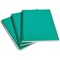 Silvine Luxpad Wirebound Notebook, A4, Ruled & Perforated, 200 Pages, Green, Pack of 6
