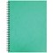 Silvine Luxpad Wirebound Notebook, A4, Ruled & Perforated, 200 Pages, Green, Pack of 6