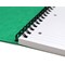 Silvine Luxpad Wirebound Notebook, A4, Ruled & Perforated, 200 Pages, Green, Pack of 6