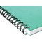 Silvine Luxpad Wirebound Notebook, A4, Ruled & Perforated, 200 Pages, Green, Pack of 6