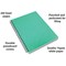 Silvine Luxpad Wirebound Notebook, A4, Ruled & Perforated, 200 Pages, Green, Pack of 6