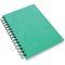 Silvine Luxpad Wirebound Notebook, A5, Ruled & Perforated, 200 Pages, Green, Pack of 6