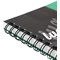 Silvine Luxpad Wirebound Notebook, A5, Ruled & Perforated, 200 Pages, Green, Pack of 6