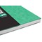 Silvine Luxpad Wirebound Notebook, A5, Ruled & Perforated, 200 Pages, Green, Pack of 6