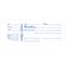 Silvine Receipt Book with Counterfoil, 100 Sets, 80x202mm, Pack of 36