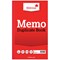 Silvine Duplicate Memo Book, Ruled, 100 Sets, 210x127mm, Pack of 6