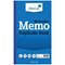 Silvine Carbonless Duplicate Memo Book, Ruled, 100 Sets, 210x127mm, Pack of 6