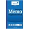 Silvine Carbonless Duplicate Memo Book, Ruled, 100 Sets, 210x127mm, Pack of 6