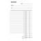 Silvine Carbonless Duplicate Invoice Book, 100 Sets, 210x127mm, Pack of 6