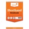 Silvine Wirebound Shorthand Notepad, 203x127mm, Ruled, 300 Pages, Orange, Pack of 6