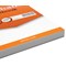 Silvine Wirebound Shorthand Notepad, 203x127mm, Ruled, 300 Pages, Orange, Pack of 6 Silvine Wirebound Shorthand Notepad, 203x127mm, Ruled, 300 Pages, Orange, Pack of 6
