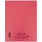 Silvine Exercise Book, Ruled, 229x178mm, Red, Pack of 10
