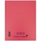 Silvine Exercise Book, Ruled, 229x178mm, Red, Pack of 10