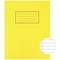 Silvine Exercise Book, Ruled, 229x178mm, Yellow, Pack of 10