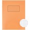 Silvine Exercise Book, 5mm Squares, 229x178mm, Orange, Pack of 10