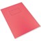 Silvine Ruled Exercise Book, A4, With Margin, 80 Pages, Red, Pack of 10