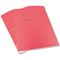 Silvine Ruled Exercise Book, A4, With Margin, 80 Pages, Red, Pack of 10