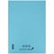 Silvine Ruled Exercise Book, A4, With Margin, 80 Pages, Blue, Pack of 10