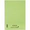 Silvine Ruled Exercise Book, A4, With Margin, 80 Pages, Green, Pack of 10