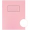 Silvine Exercise Book, Plain, 229x178mm, Pink, Pack of 10