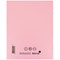 Silvine Exercise Book, Plain, 229x178mm, Pink, Pack of 10