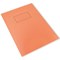 Silvine Exercise Book, 5mm Squares, A4, Orange, Pack of 10