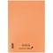 Silvine Exercise Book, 5mm Squares, A4, Orange, Pack of 10