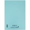 Silvine Plain Exercise Book, A4, 80 Pages, Blue, Pack of 10