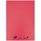 Silvine Tough Shell A4 Exercise Book, Feint Ruled, Margin, Red, Pack of 25