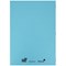 Silvine Tough Shell A4 Exercise Book, Feint Ruled, Margin, Blue, Pack of 25