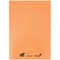 Silvine Tough Shell A4 Exercise Book, 7mm Squares, Orange, Pack of 25