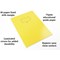 Silvine Tough Shell Exercise Book, A4+, Yellow, Pack of 25