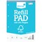 Silvine FSC Certified Refill Pad, A4, Ruled with Margin, 160 Pages, Blue, Pack of 5