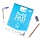 Silvine FSC Certified Refill Pad, A4, Ruled with Margin, 160 Pages, Blue, Pack of 5