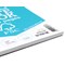 Silvine FSC Certified Wirebound Notebook, A5, Ruled & Perforarted, 160 Pages, Blue Pack of 5