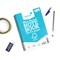 Silvine FSC Certified Wirebound Notebook, A5, Ruled & Perforarted, 160 Pages, Blue Pack of 5