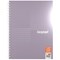Silvine Luxpad Metallic Wirebound Notebook, A4+, Ruled with Margin, 200 Pages, Assorted, Pack of 3 Silvine Luxpad Metallic Wirebound Notebook, A4+, Ruled with Margin, 200 Pages, Assorted, Pack of 3