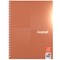 Silvine Luxpad Metallic Wirebound Notebook, A4+, Ruled with Margin, 200 Pages, Assorted, Pack of 3 Silvine Luxpad Metallic Wirebound Notebook, A4+, Ruled with Margin, 200 Pages, Assorted, Pack of 3