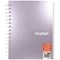 Silvine Luxpad Metallic Wirebound Notebook, A5+, Ruled with Margin, 200 Pages, Assorted, Pack of 3 Silvine Luxpad Metallic Wirebound Notebook, A5+, Ruled with Margin, 200 Pages, Assorted, Pack of 3