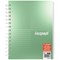 Silvine Luxpad Metallic Wirebound Notebook, A5+, Ruled with Margin, 200 Pages, Assorted, Pack of 3 Silvine Luxpad Metallic Wirebound Notebook, A5+, Ruled with Margin, 200 Pages, Assorted, Pack of 3