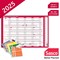 Sasco Super Compact Year Planner, Unmounted, 400x285mm, 2025