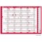 Sasco EU Year Planner, Mounted, 915x610mm, 2026