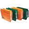 Rexel CrystalFile Classic Lateral Files / 330mm Width / 15mm V Base / Orange / Pack of 50