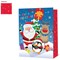 Christmas Santa Snow Scene Gift Bag Extra Large Pack of 6